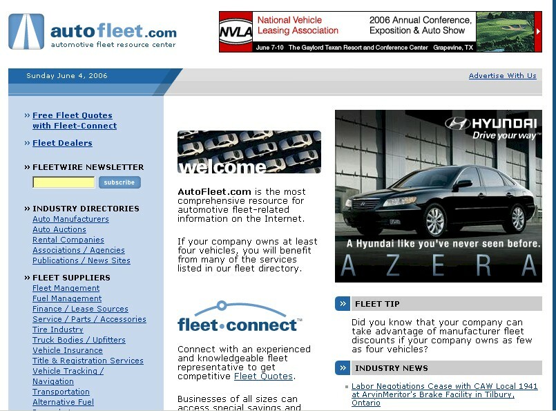 AutoFleet.com website